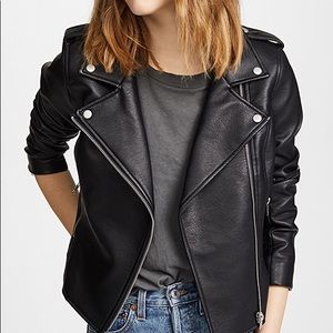NWT BB DAKOTA VEGAN LEATHER MOTO JACKET
